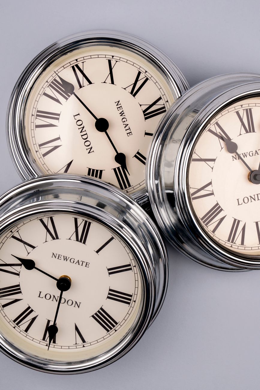 Three Clocks Strike at Once